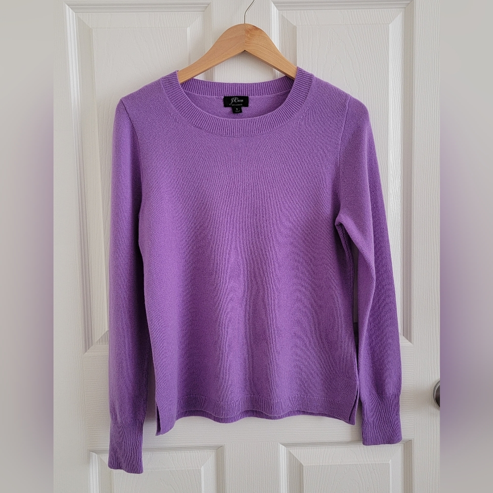 NWOT JCrew 100% cashmere crewneck sweater, sz small
